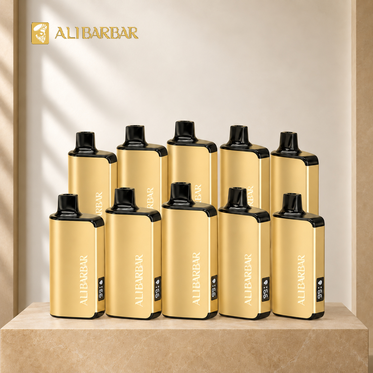 10 PCS-ALIBARBAR INGOT 9000 Disposable Vape