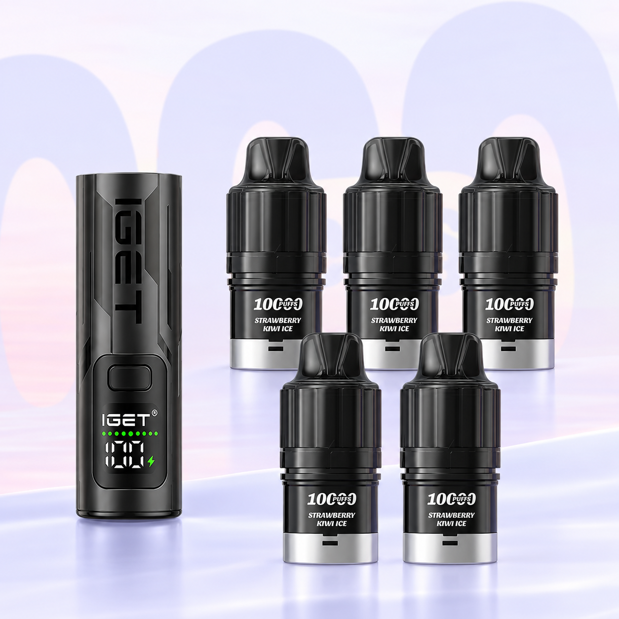 5 IGET BAR PLUS S3 POD 10000+ Puffs+IGET BAR PLUS S3 Device