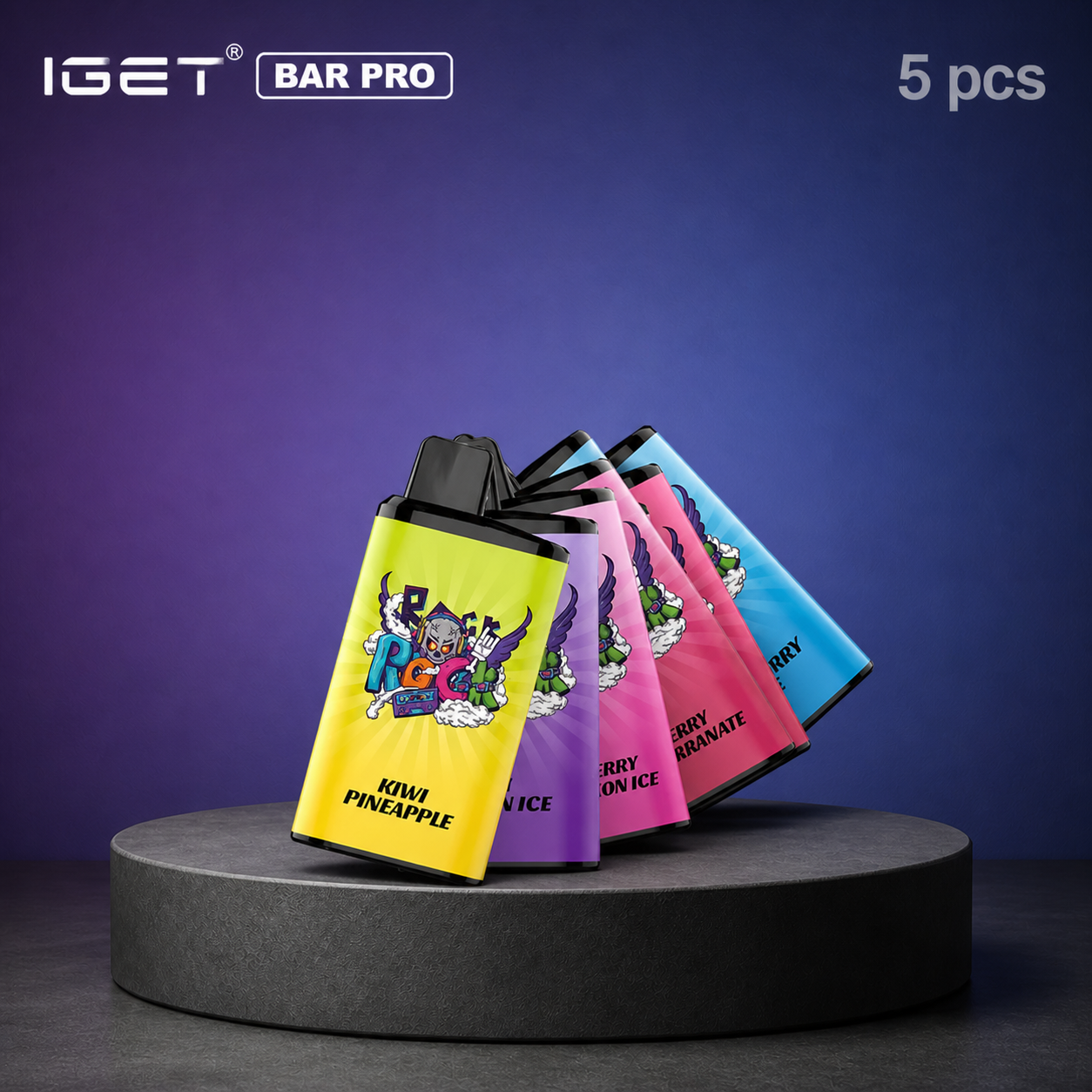5PCS-IGET Bar PRO 10000 Disposable Vape – 10,000 Puffs