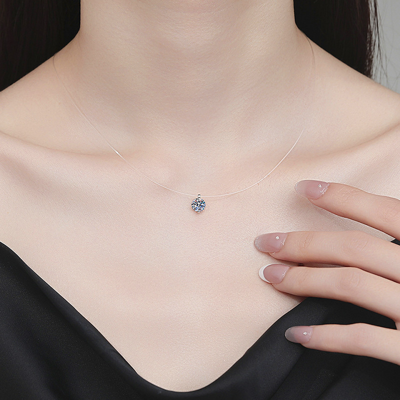 ✨Last Day Special Sale 50% OFF🔥S925 sterling silver mermaid tears luxury moissanite necklace🔥