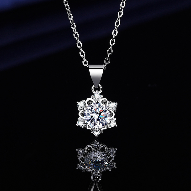 ✨Buy 1 Get 1 Free🔥s925 sterling silver various styles of light luxury moissanite necklace🔥