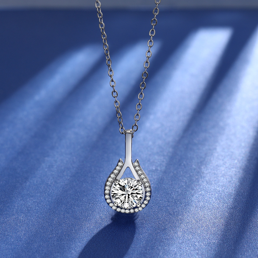 ✨Buy 1 Get 1 Free🔥s925 sterling silver various styles of light luxury moissanite necklace🔥