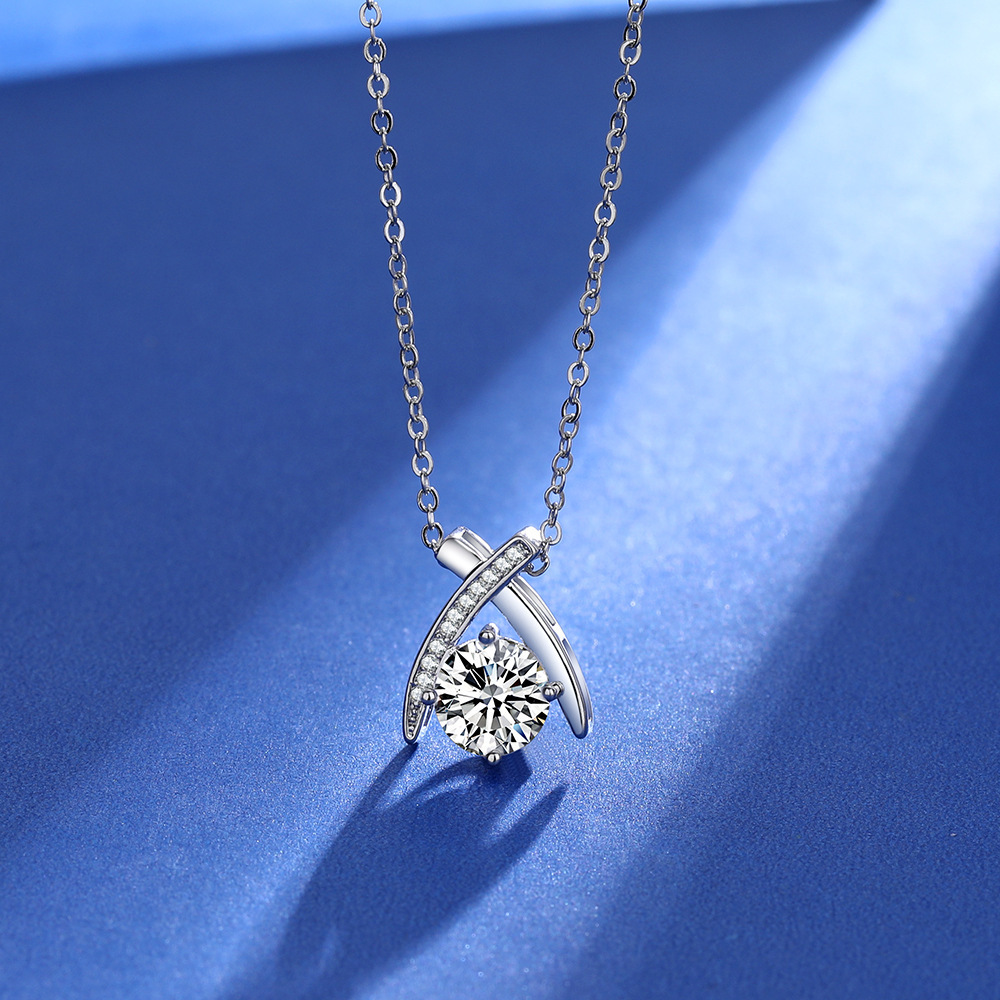 ✨Buy 1 Get 1 Free🔥s925 sterling silver various styles of light luxury moissanite necklace🔥