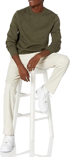 Men's Fleece Crew Sweatshirt (Available in Large and Extra Long Sizes)