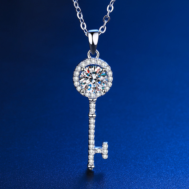 ✨Buy 1 Get 1 Free🔥s925 sterling silver various styles of light luxury moissanite necklace🔥