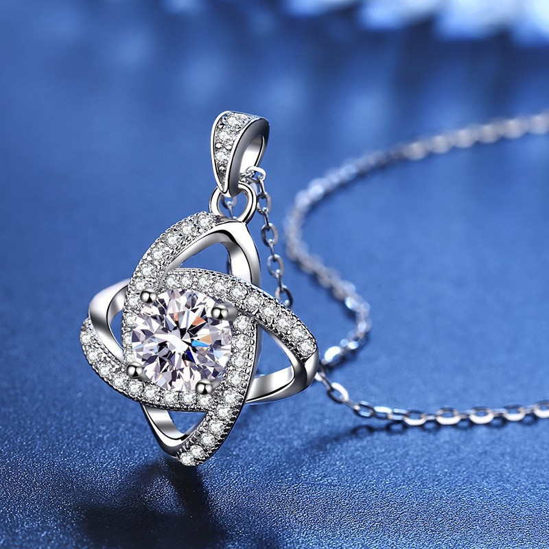 ✨Buy 1 Get 1 Free🔥s925 sterling silver various styles of light luxury moissanite necklace🔥