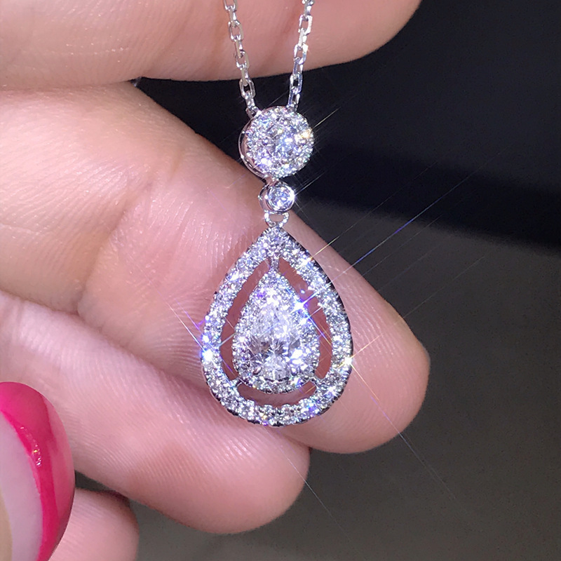 ✨Buy 1 Get 1 Free🔥s925 sterling silver various styles of light luxury moissanite necklace🔥