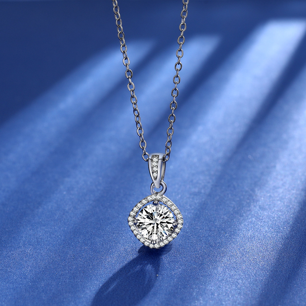 ✨Buy 1 Get 1 Free🔥s925 sterling silver various styles of light luxury moissanite necklace🔥