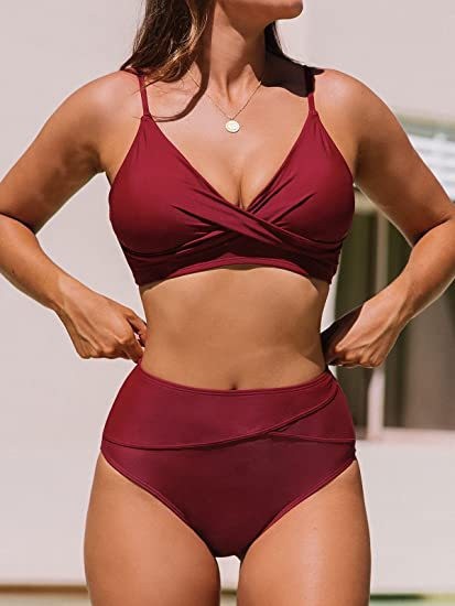 Sexy Bikini Set for Women – Adjustable Spaghetti Straps & Classic Fit