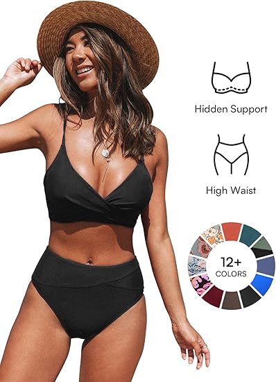 Sexy Bikini Set for Women – Adjustable Spaghetti Straps & Classic Fit