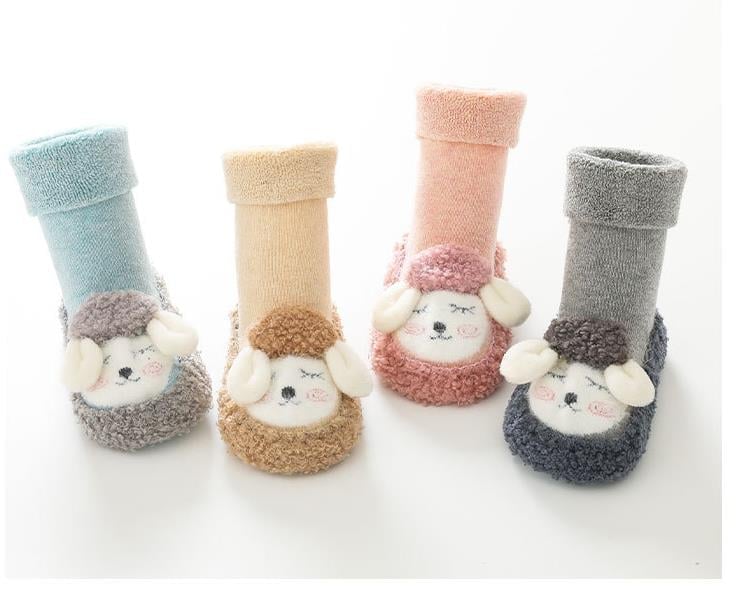 🎁Best Christmas Gift For Girls 50% OFF💖Baby Cartoon Plush Cotton Toddler Shoes