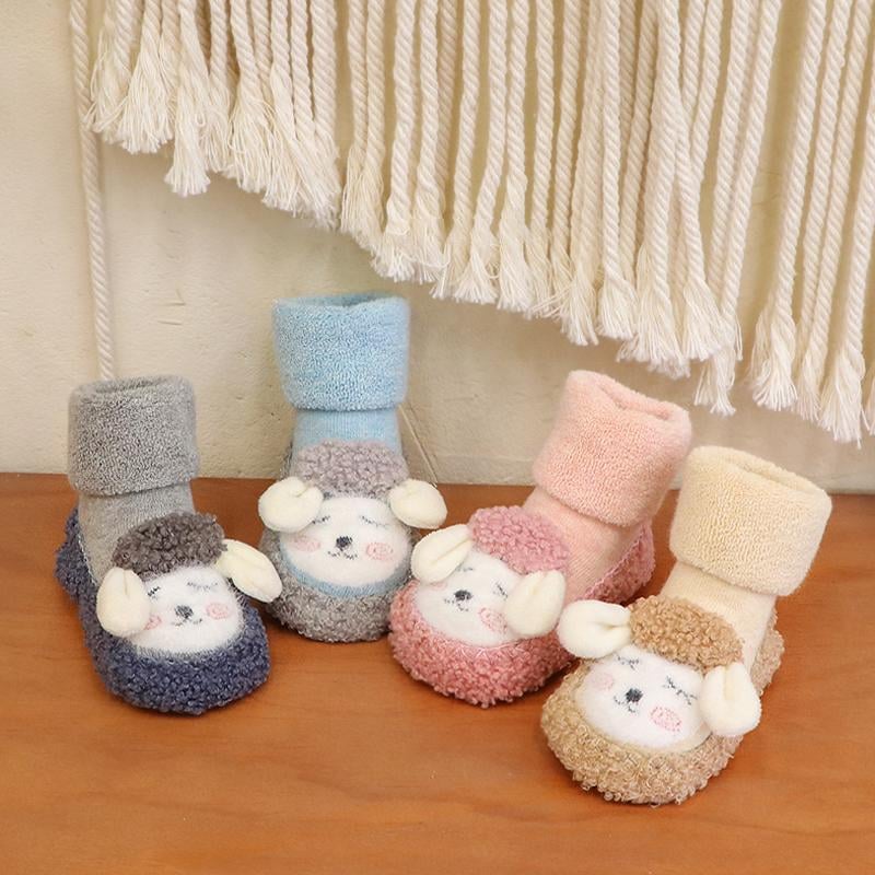 🎁Best Christmas Gift For Girls 50% OFF💖Baby Cartoon Plush Cotton Toddler Shoes