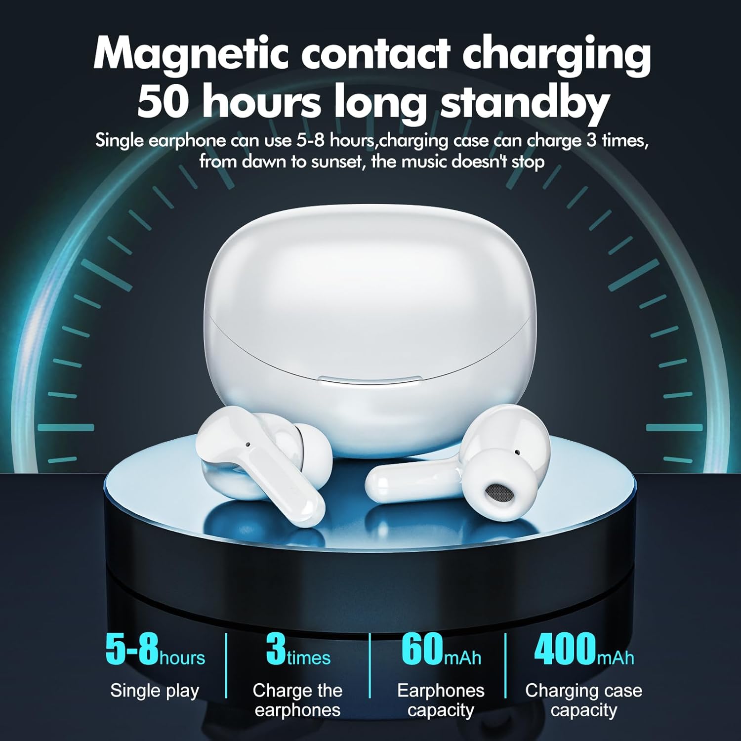 Wireless earbuds bluetooth stereo headset