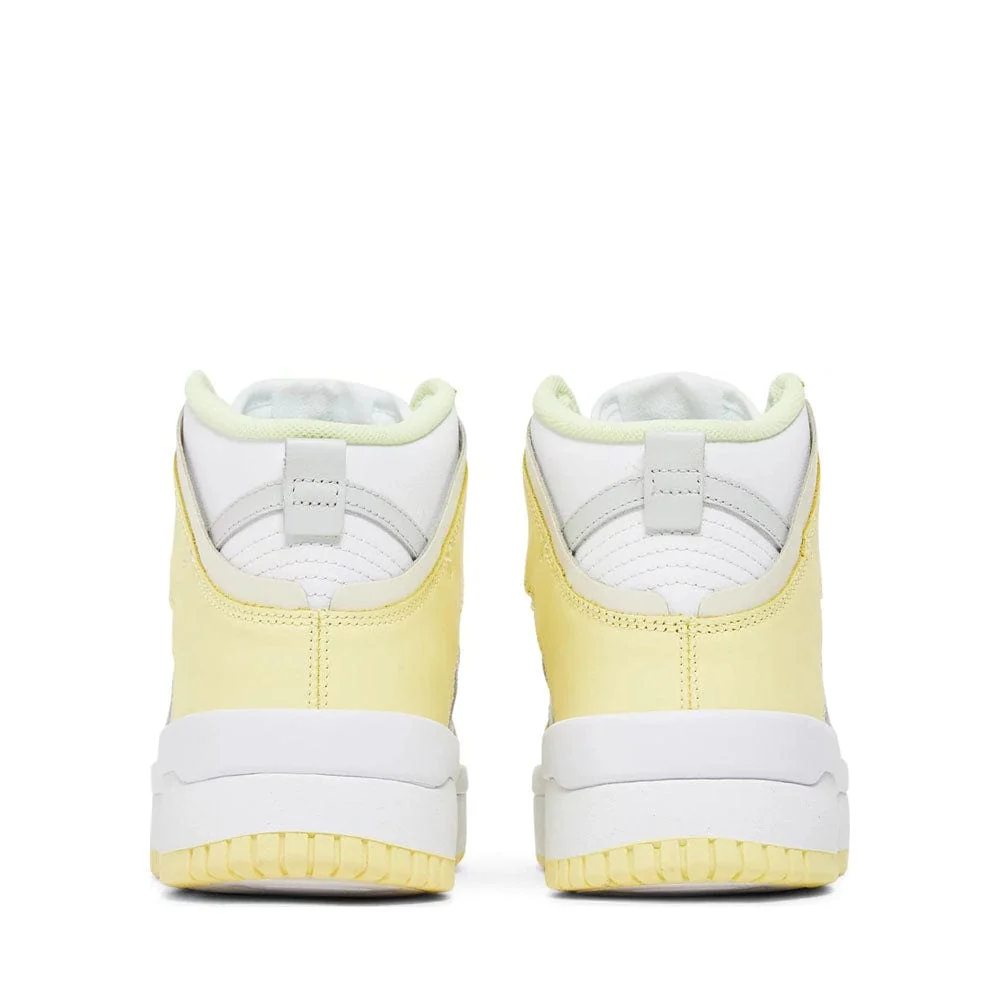 NIKE DUNK HIGH UP LIGHT LEMON YELLOW -