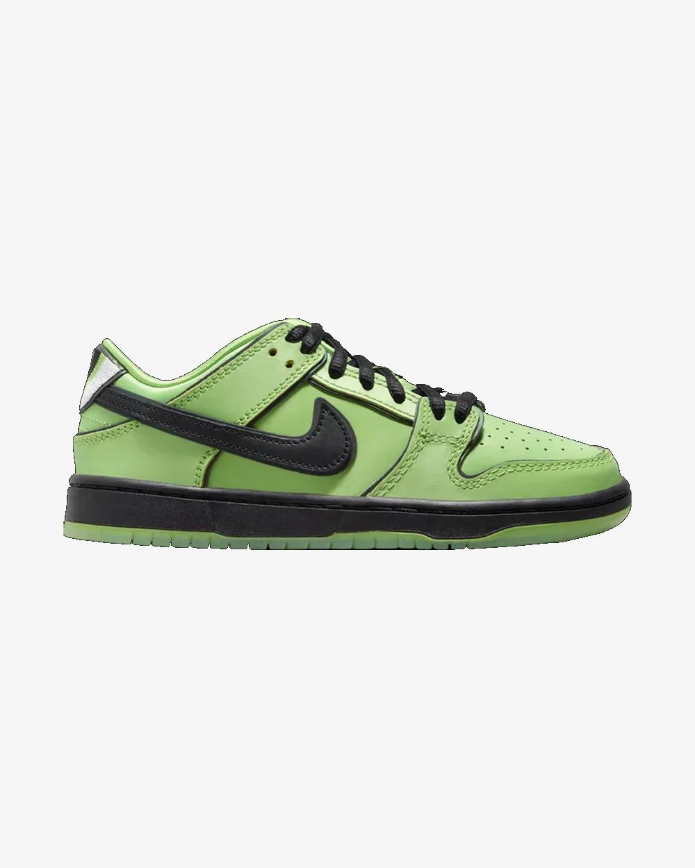 NIKE X THE POWERPUFF GIRLS NIKE SB DUNK BUTTERCUP GREEN PRESCHOOL