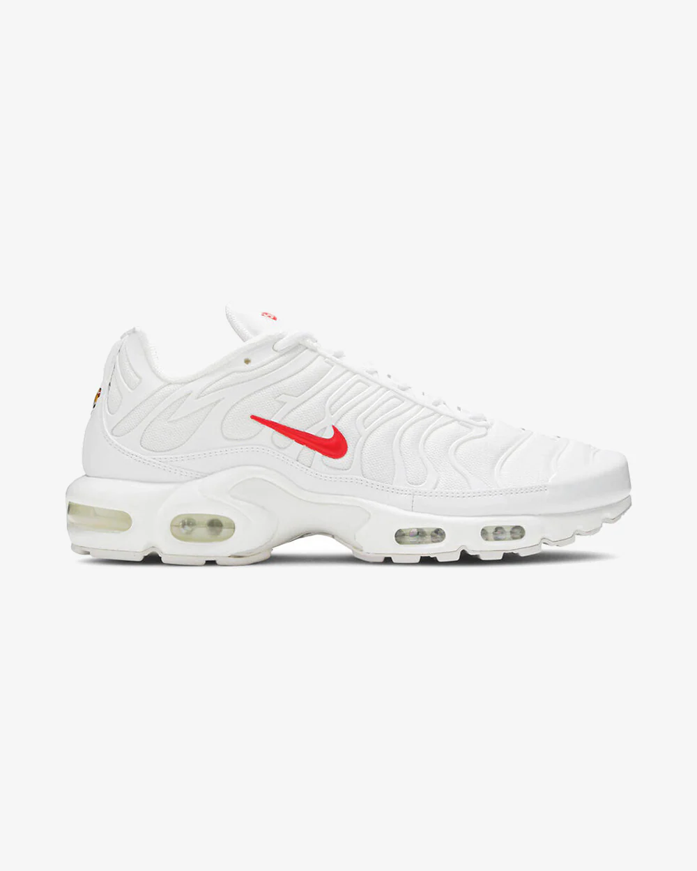 NIKE X SUPREME AIR MAX PLUS TN WHITE -