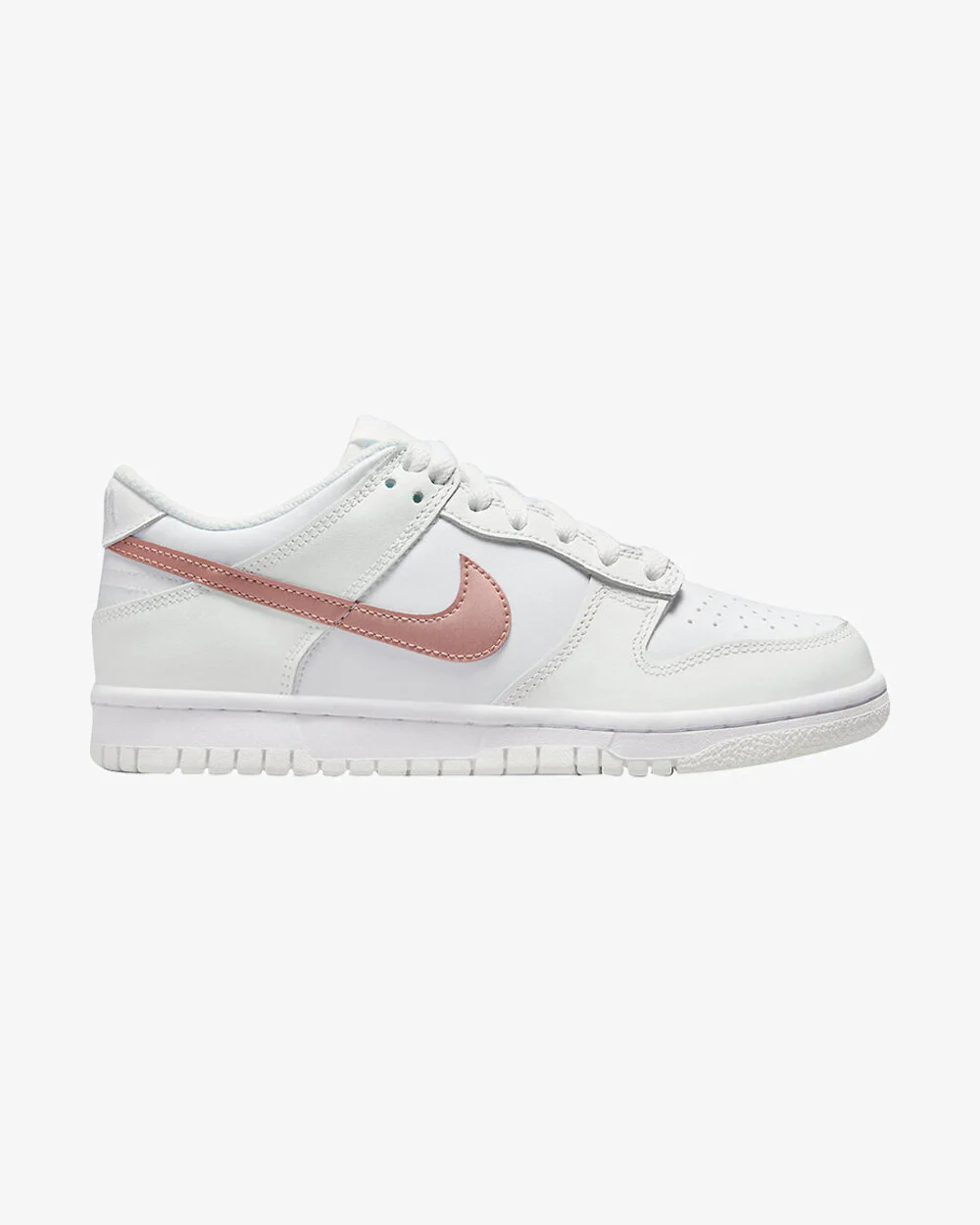 NIKE DUNK LOW WHITE METALLIC PINK GS