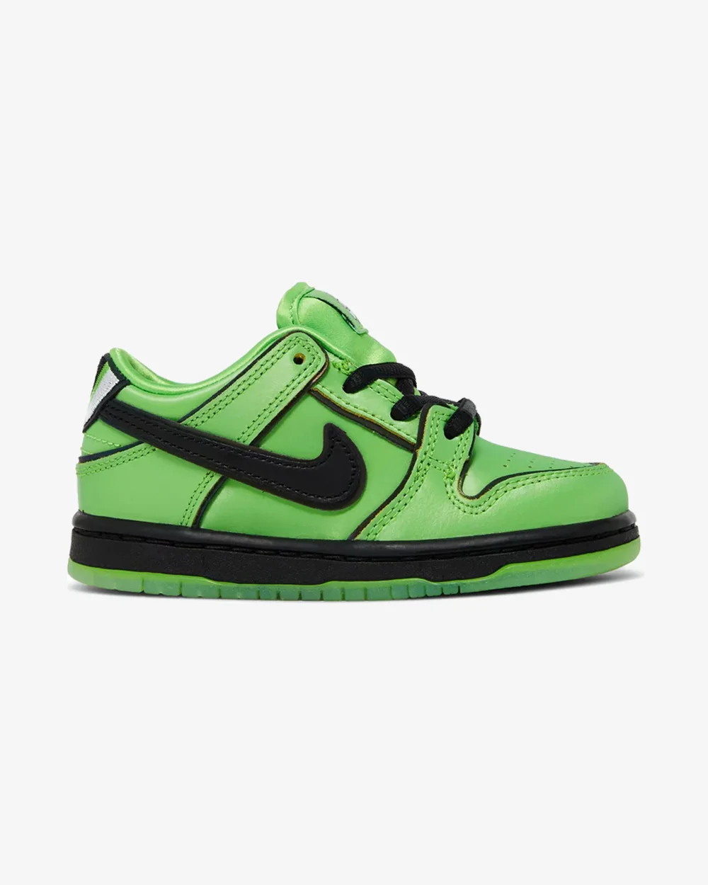 NIKE X THE POWERPUFF GIRLS NIKE SB DUNK BUTTERCUP GREEN TODDLER