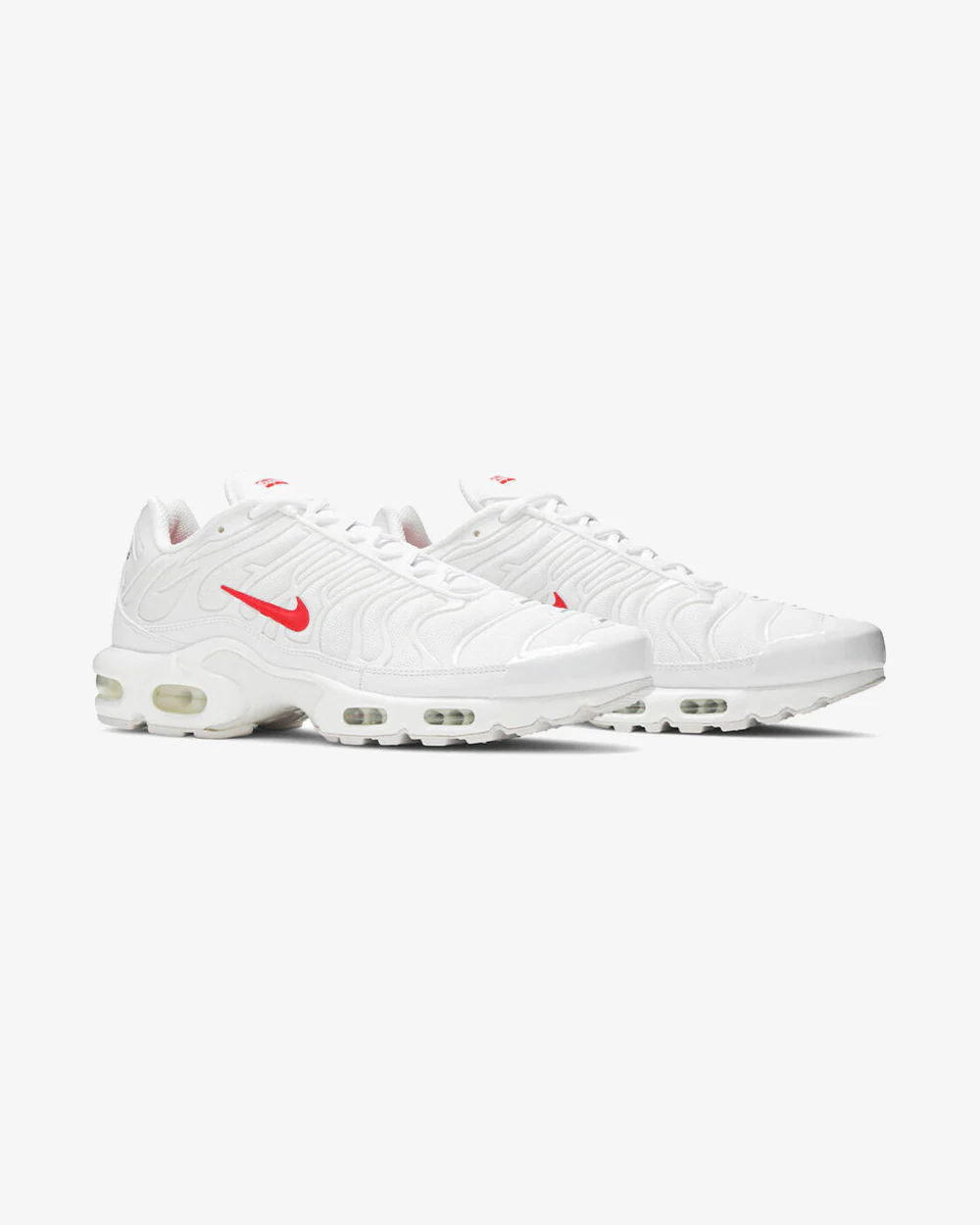 NIKE X SUPREME AIR MAX PLUS TN WHITE -