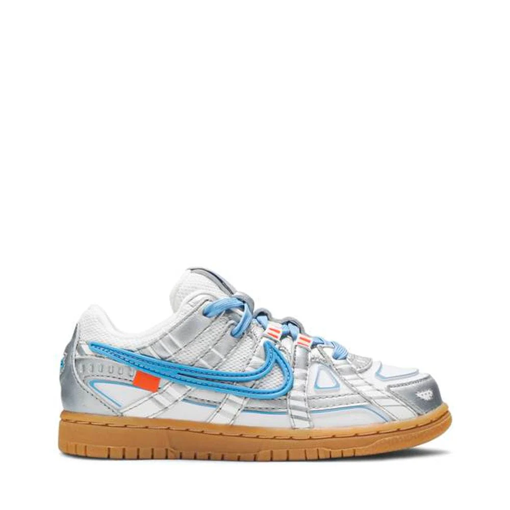 NIKE X OFF WHITE RUBBER DUNK UNIVERSITY BLUE PRESCHOOL -