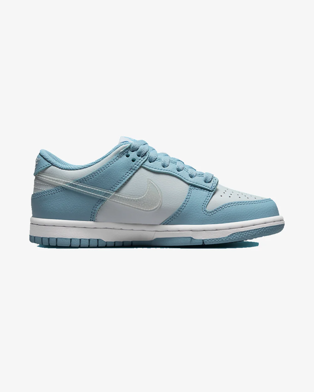 NIKE DUNK LOW GS CLEAR BLUE SWOOSH