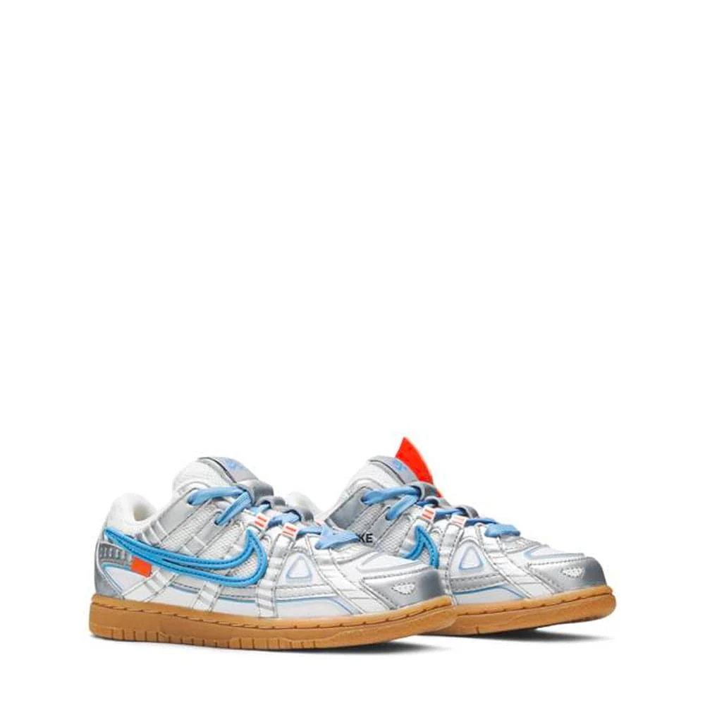 NIKE X OFF WHITE RUBBER DUNK UNIVERSITY BLUE PRESCHOOL -