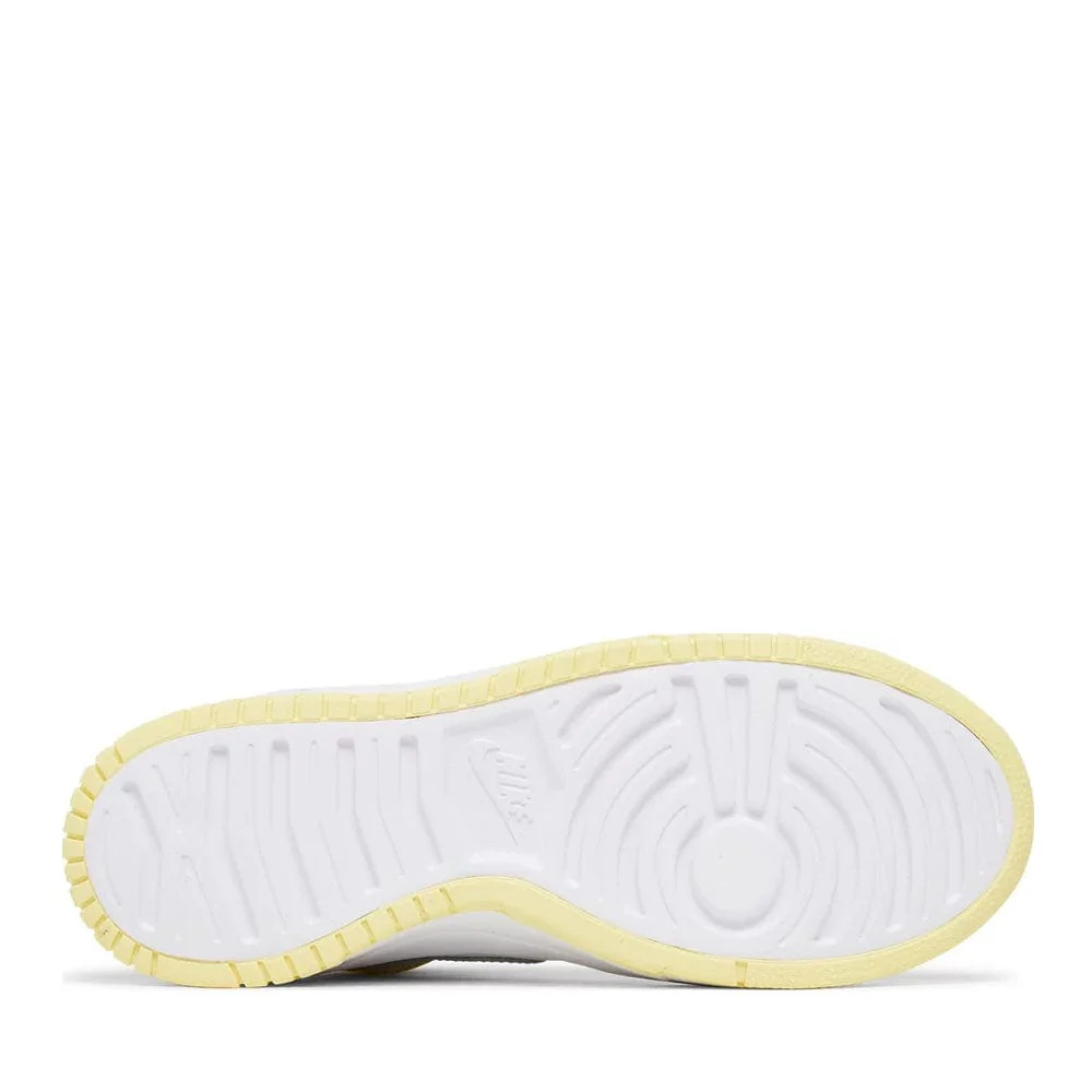 NIKE DUNK HIGH UP LIGHT LEMON YELLOW -