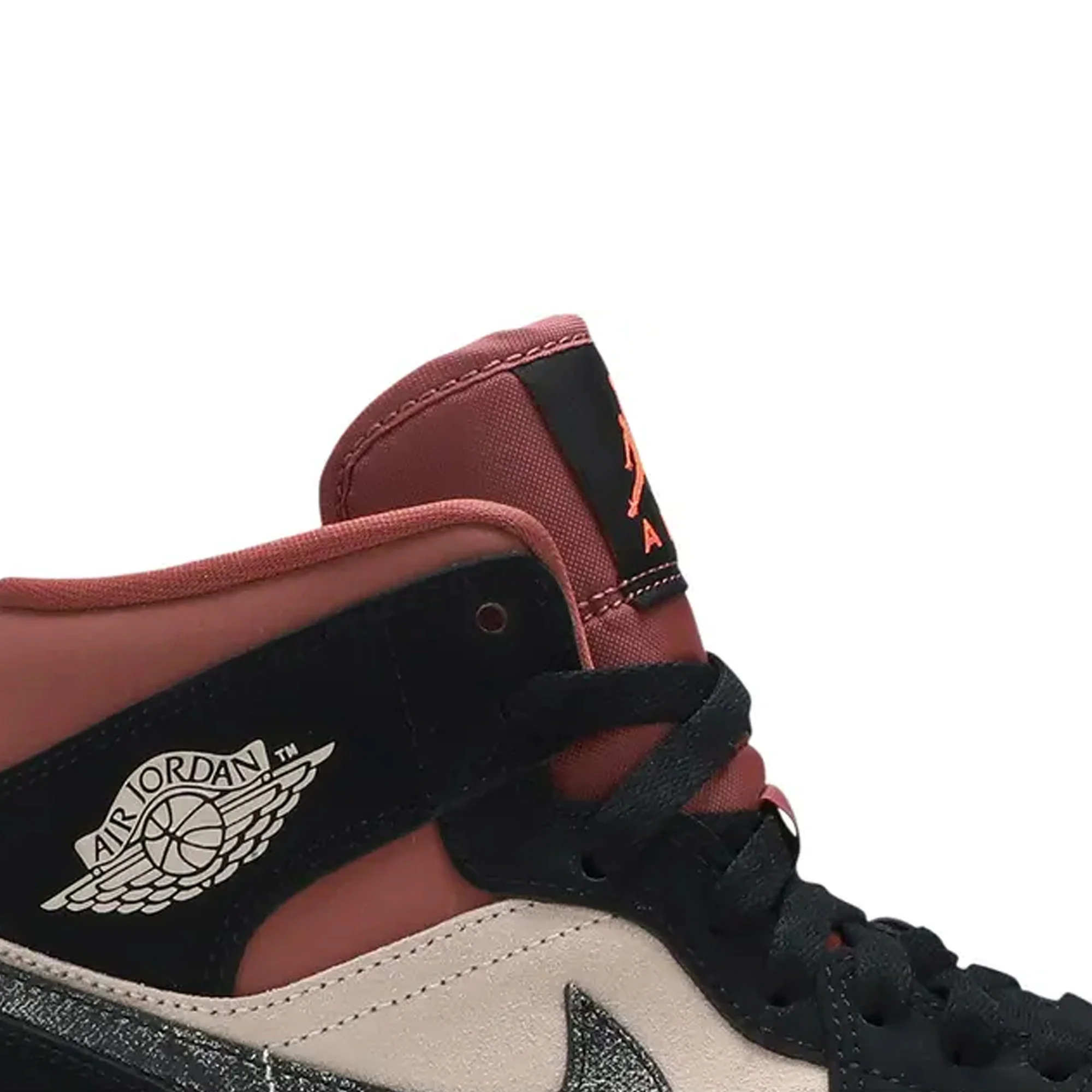 Air Jordan 1 Mid W 'Burgundy Dusty Pink'