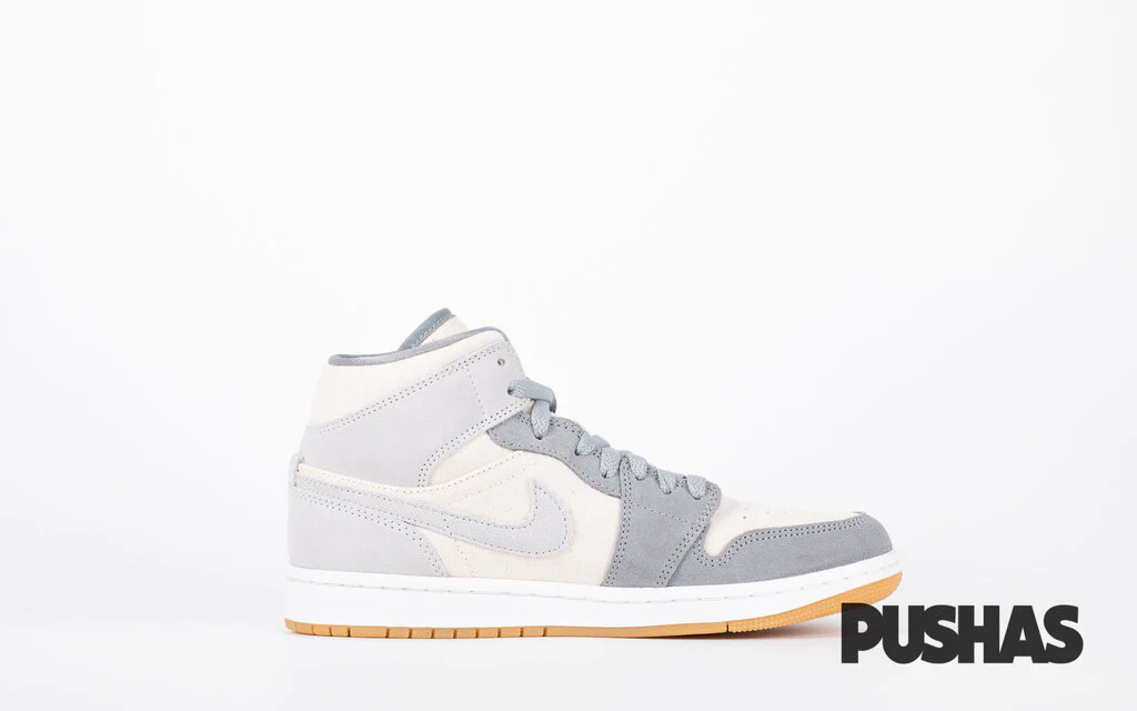 Air Jordan 1 Mid SE 'Coconut Milk Particle Grey' (2021)
