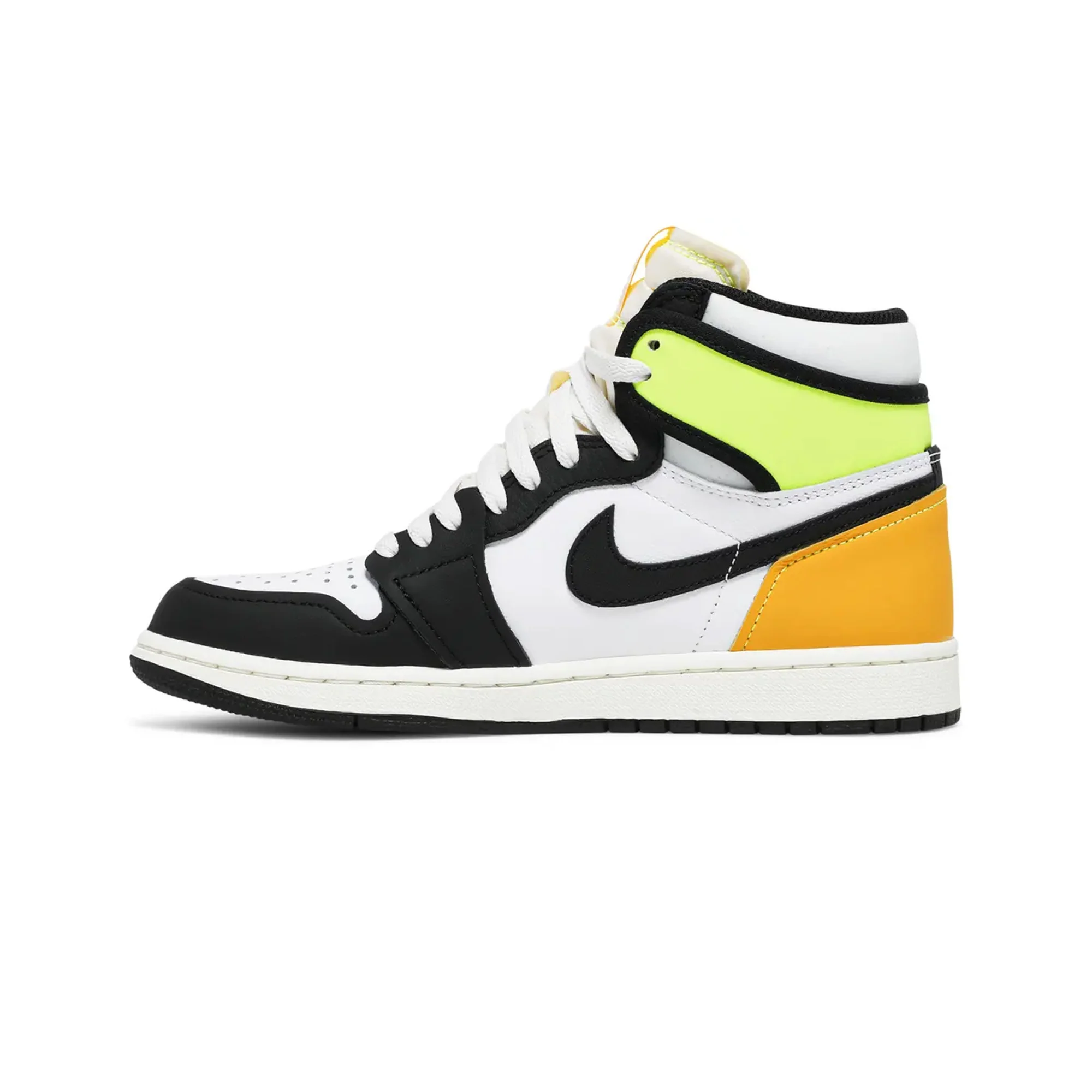 Air Jordan 1 Retro High 'White Black Volt University Gold' (2021)