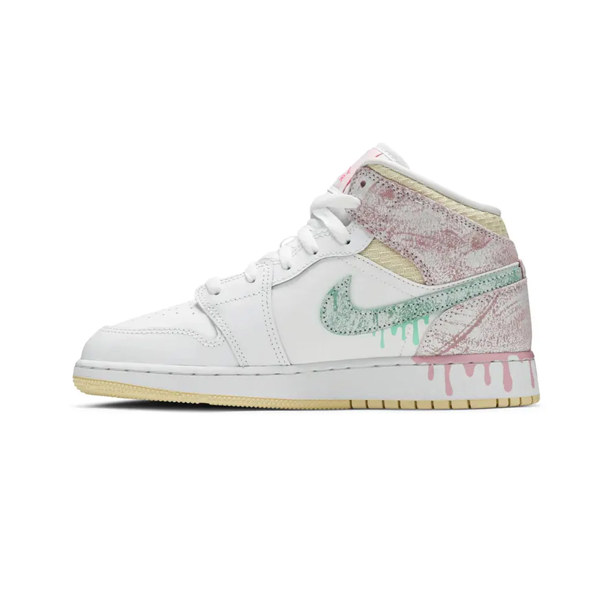 Air Jordan 1 Mid 'Paint Drip' GS