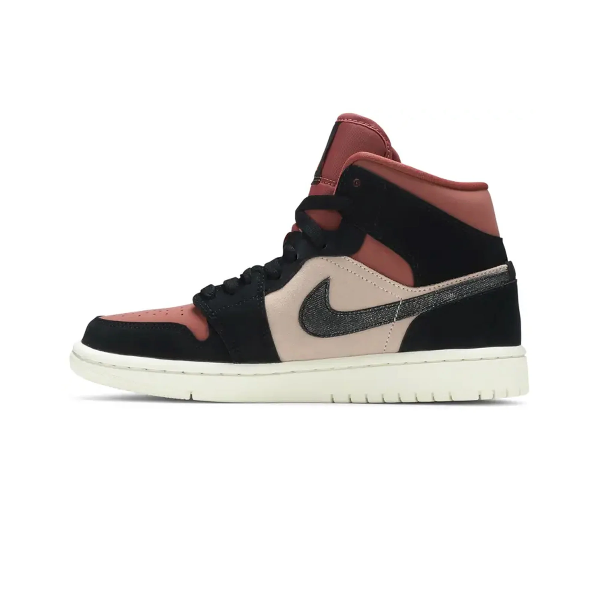 Air Jordan 1 Mid W 'Burgundy Dusty Pink'