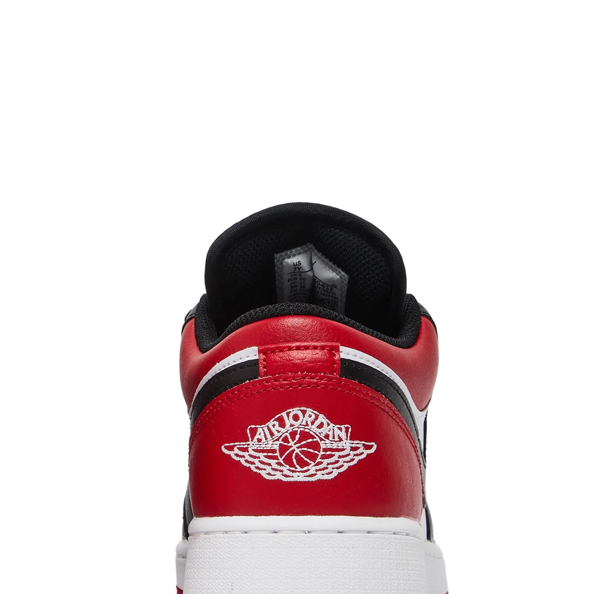 Air Jordan 1 Low 'Bred Toe' GS (2021)