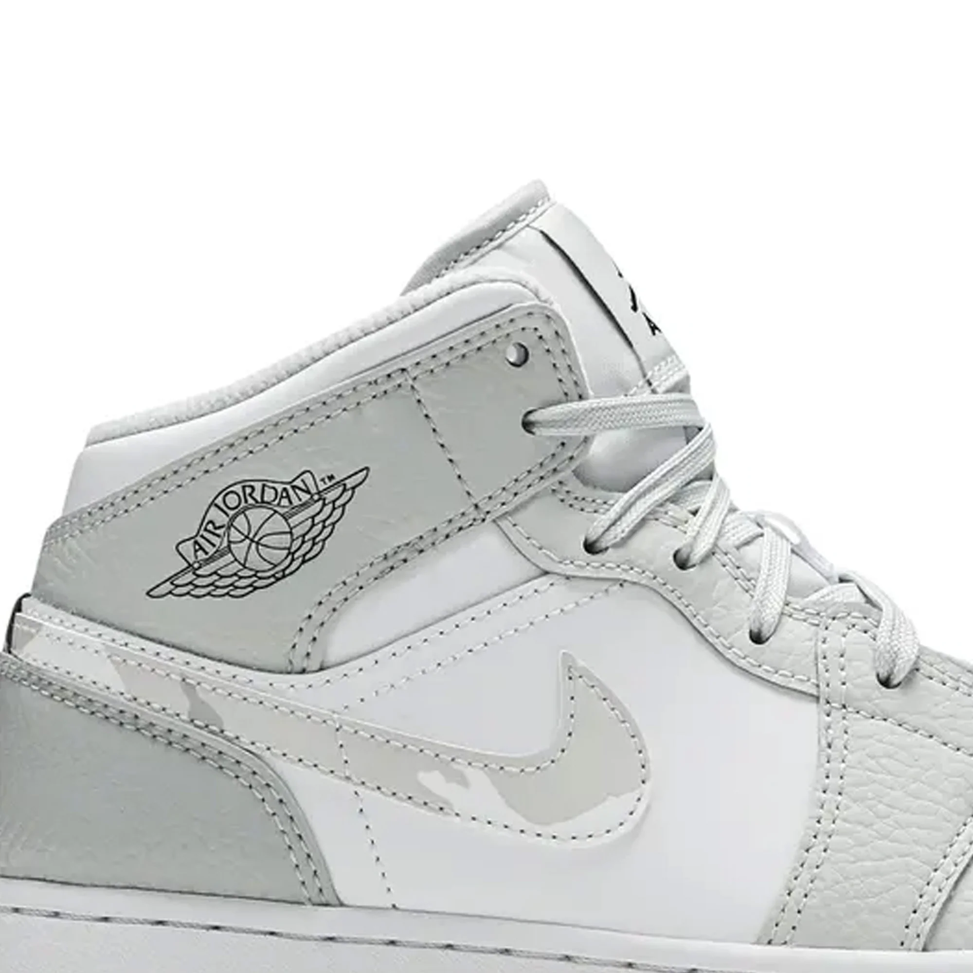 Air Jordan 1 Mid 'White Camo' GS