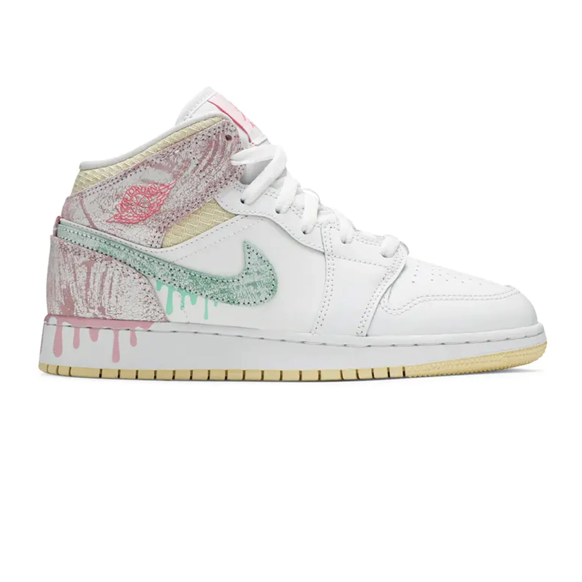 Air Jordan 1 Mid 'Paint Drip' GS