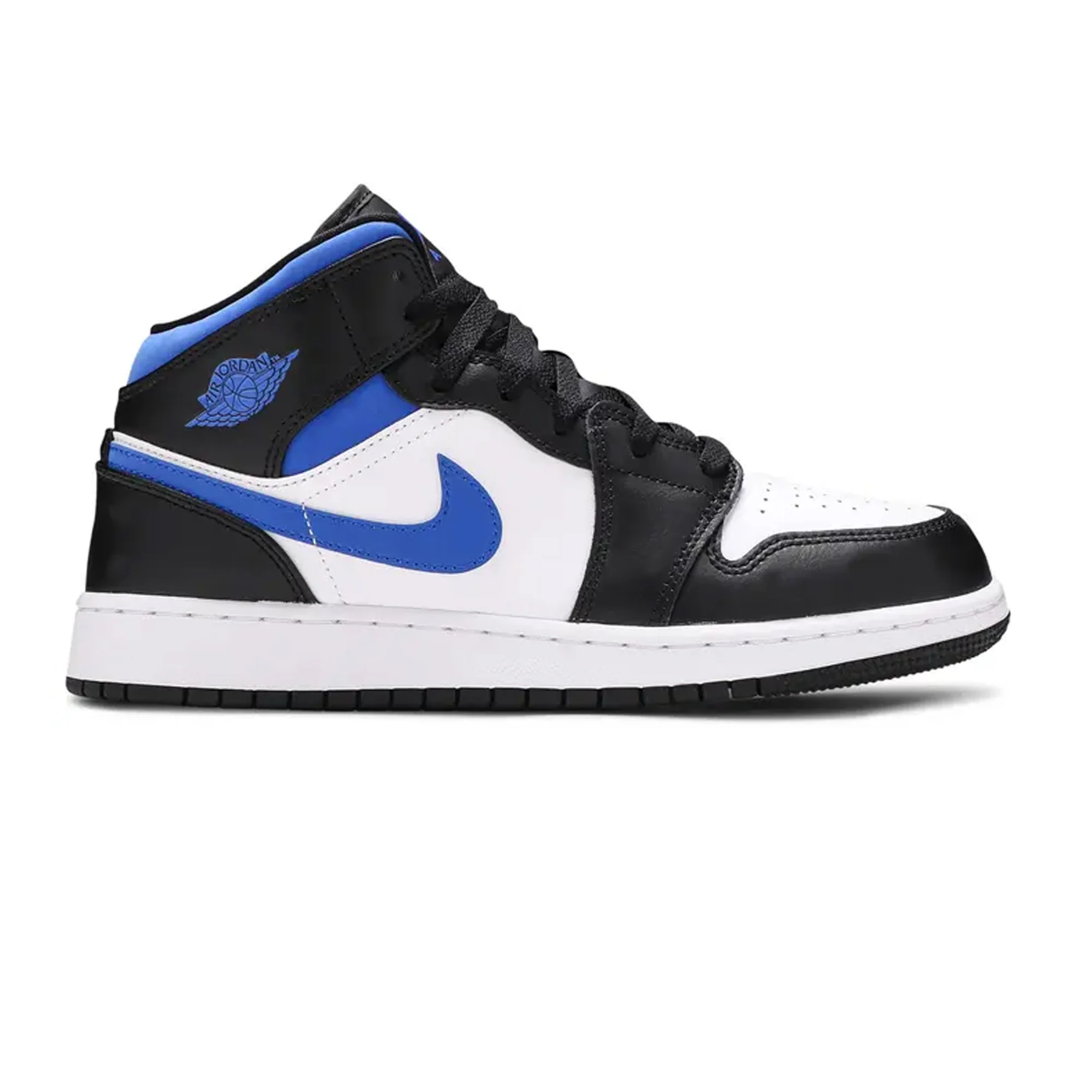 Air Jordan 1 Mid 'White Black Royal' GS