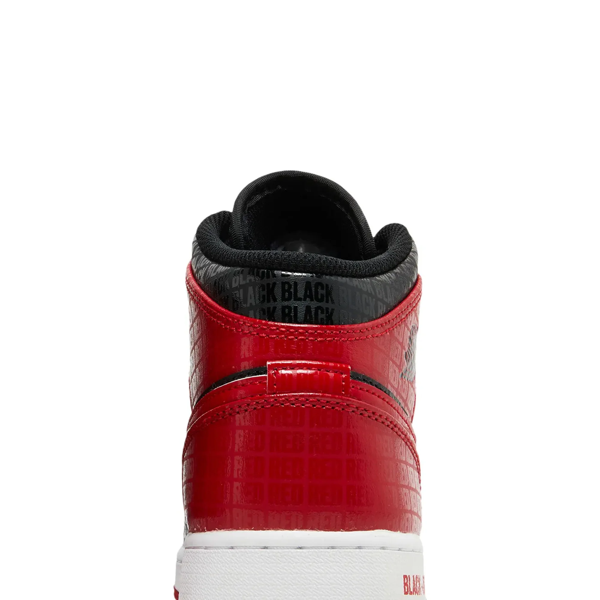 Air Jordan 1 Mid SS 'Bred Text' GS (2022)