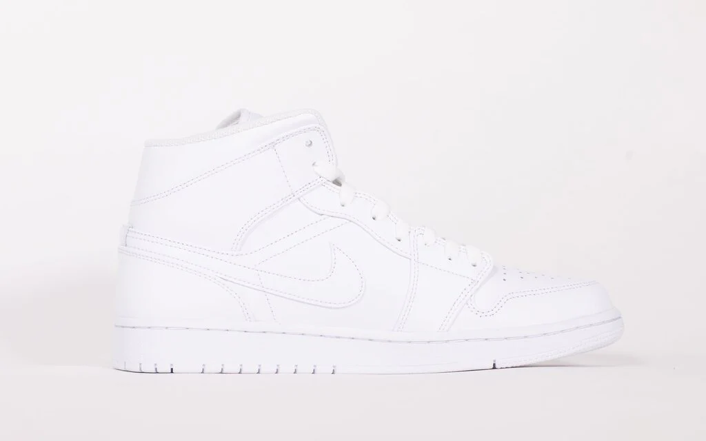 Air Jordan 1 Mid 'Triple White' (2020)