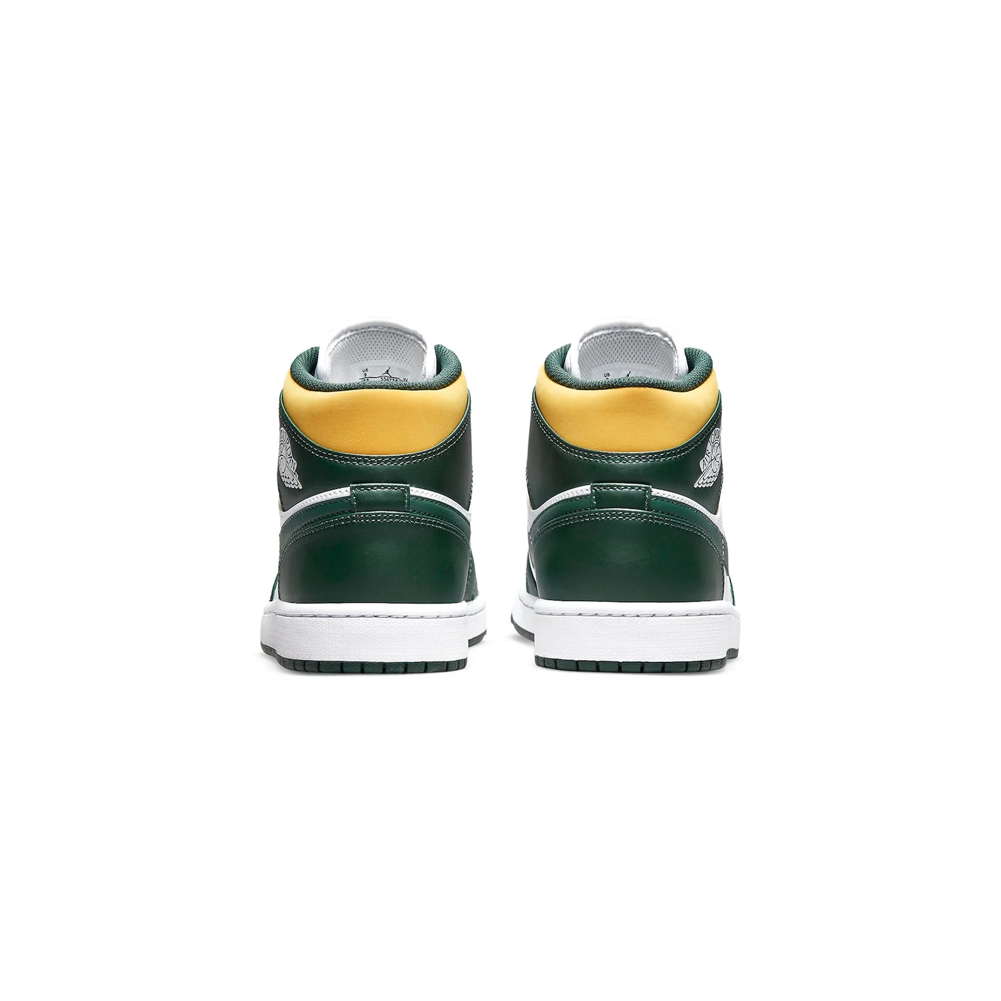Air Jordan 1 Mid 'Green & Gold'