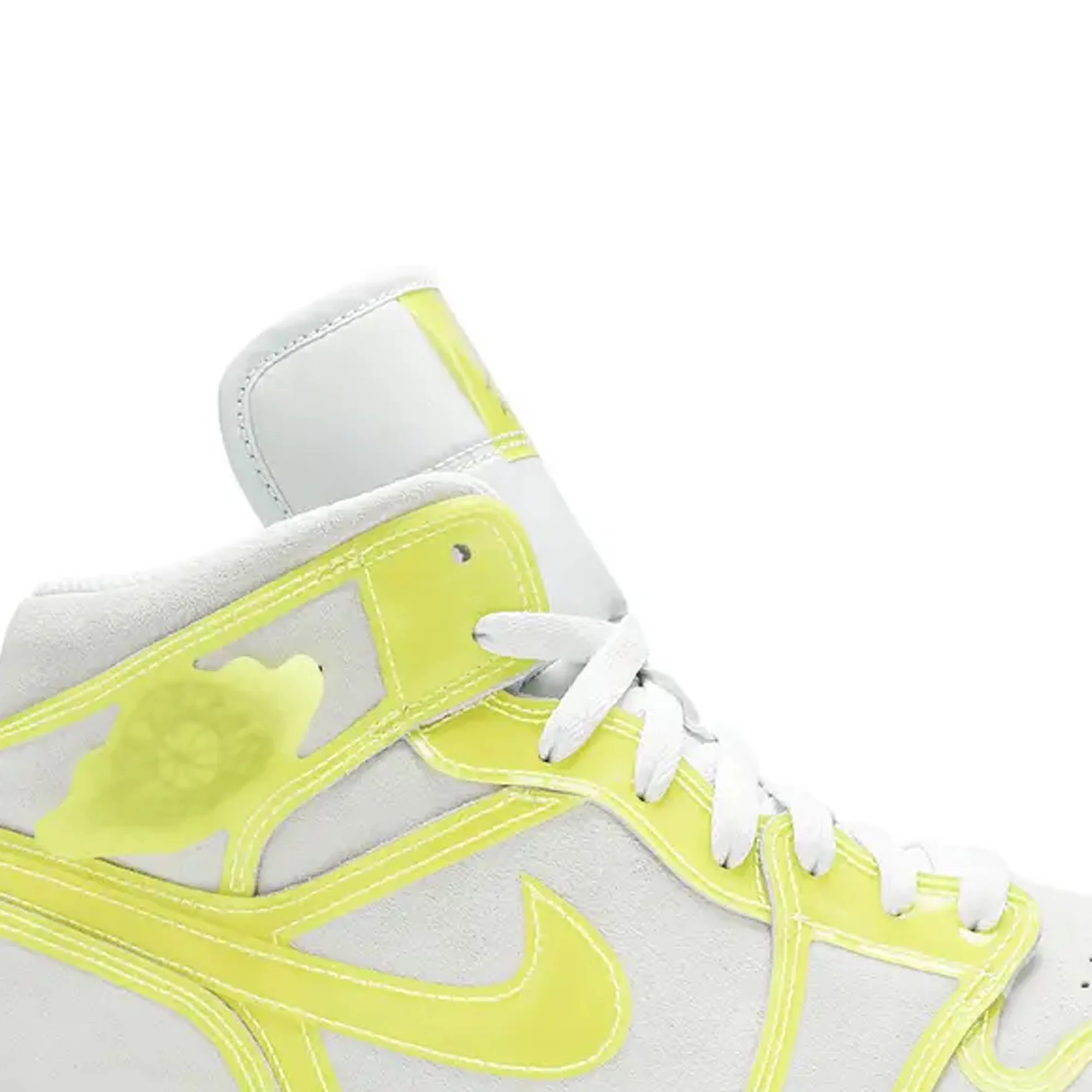Air Jordan 1 Mid LX 'Off White Opti Yellow' W