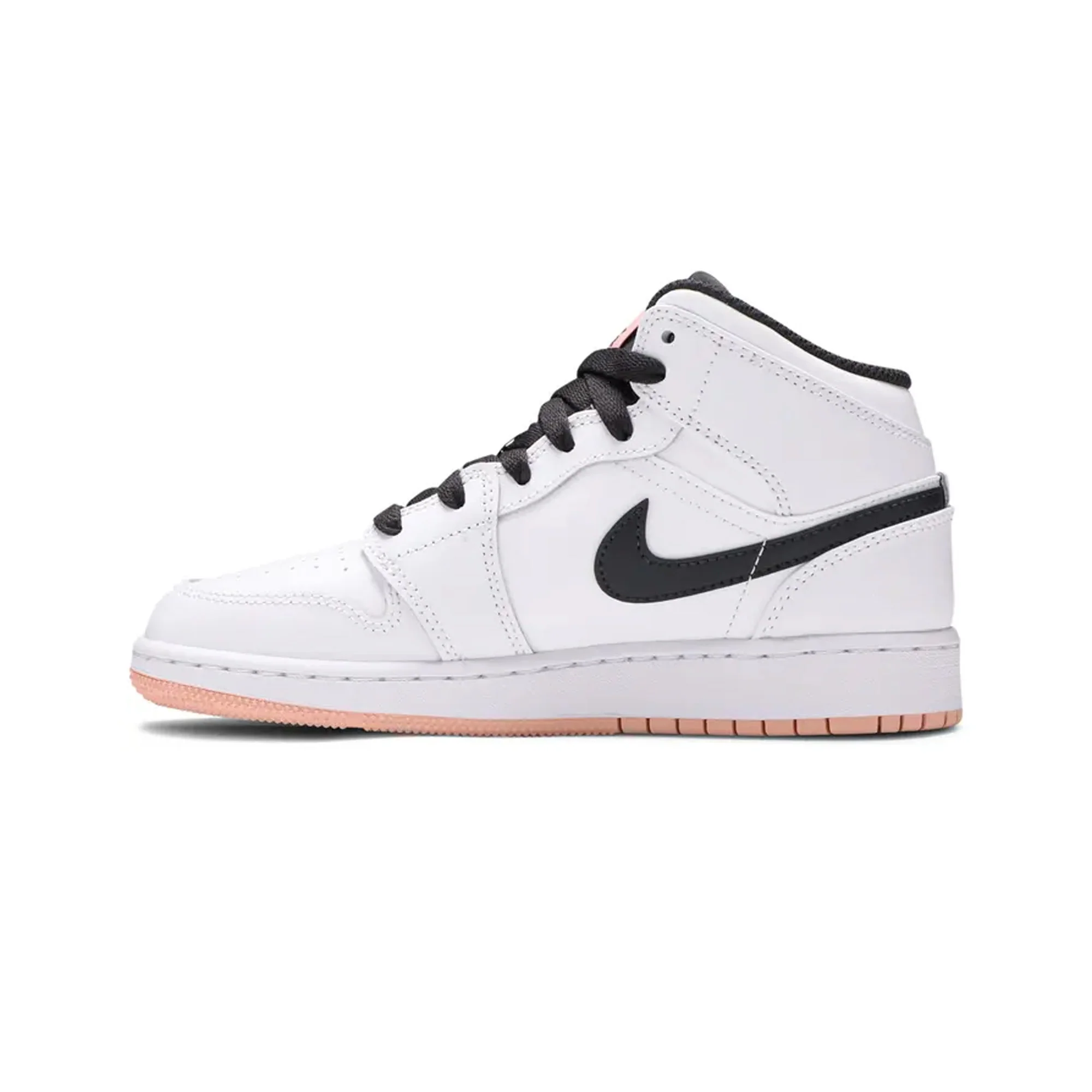 Air Jordan 1 Mid GS 'White Arctic Orange'