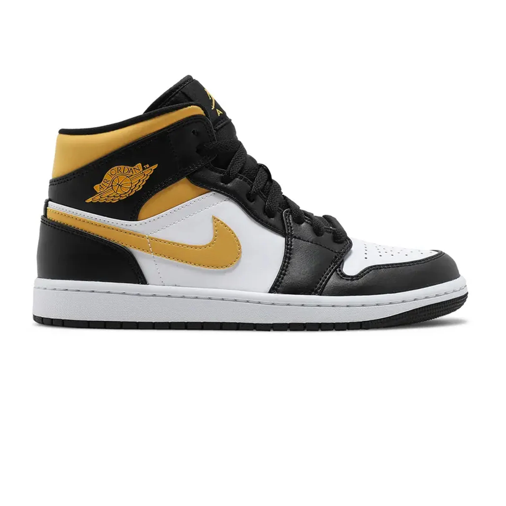 Air Jordan 1 Mid 'White Pollen Black'