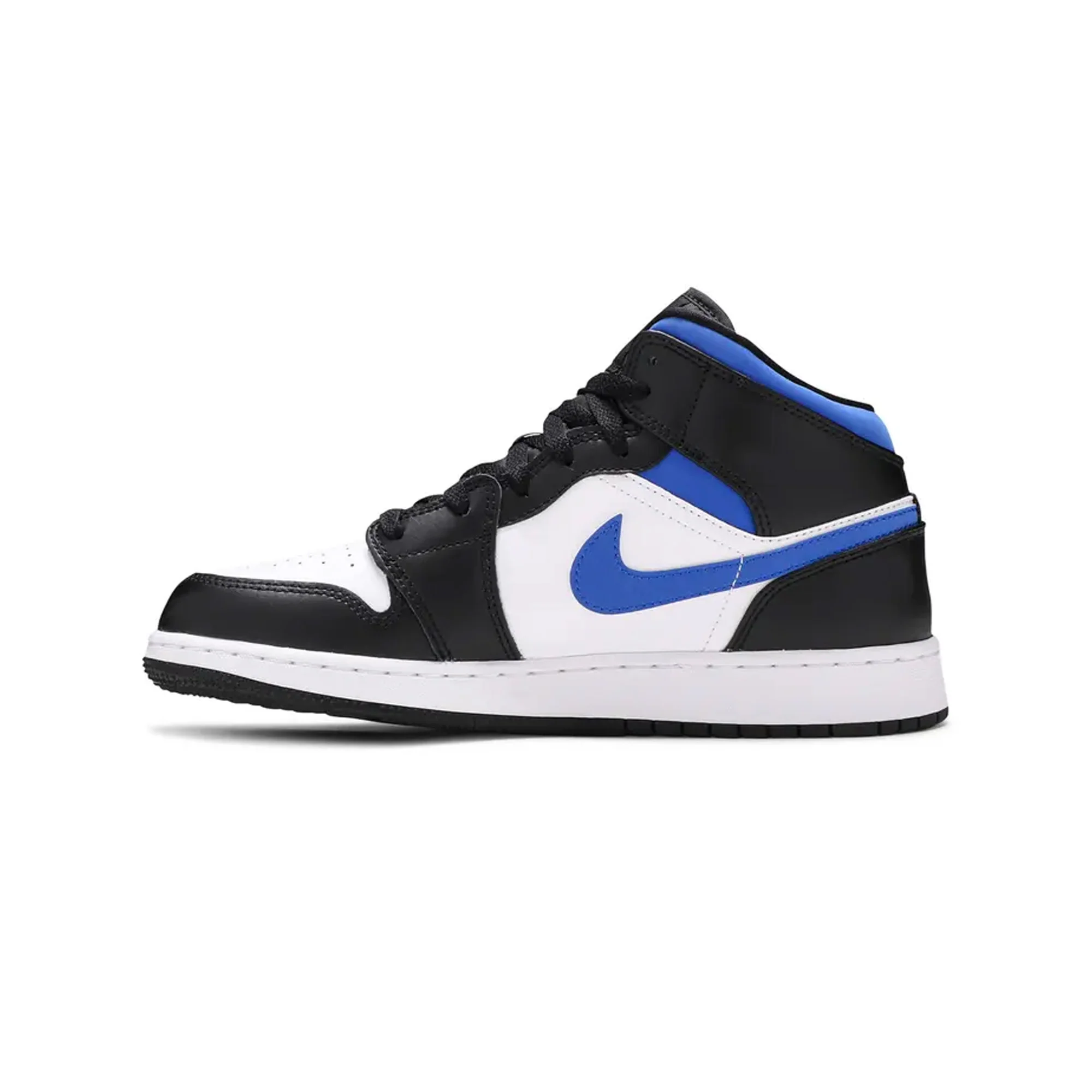 Air Jordan 1 Mid 'White Black Royal' GS