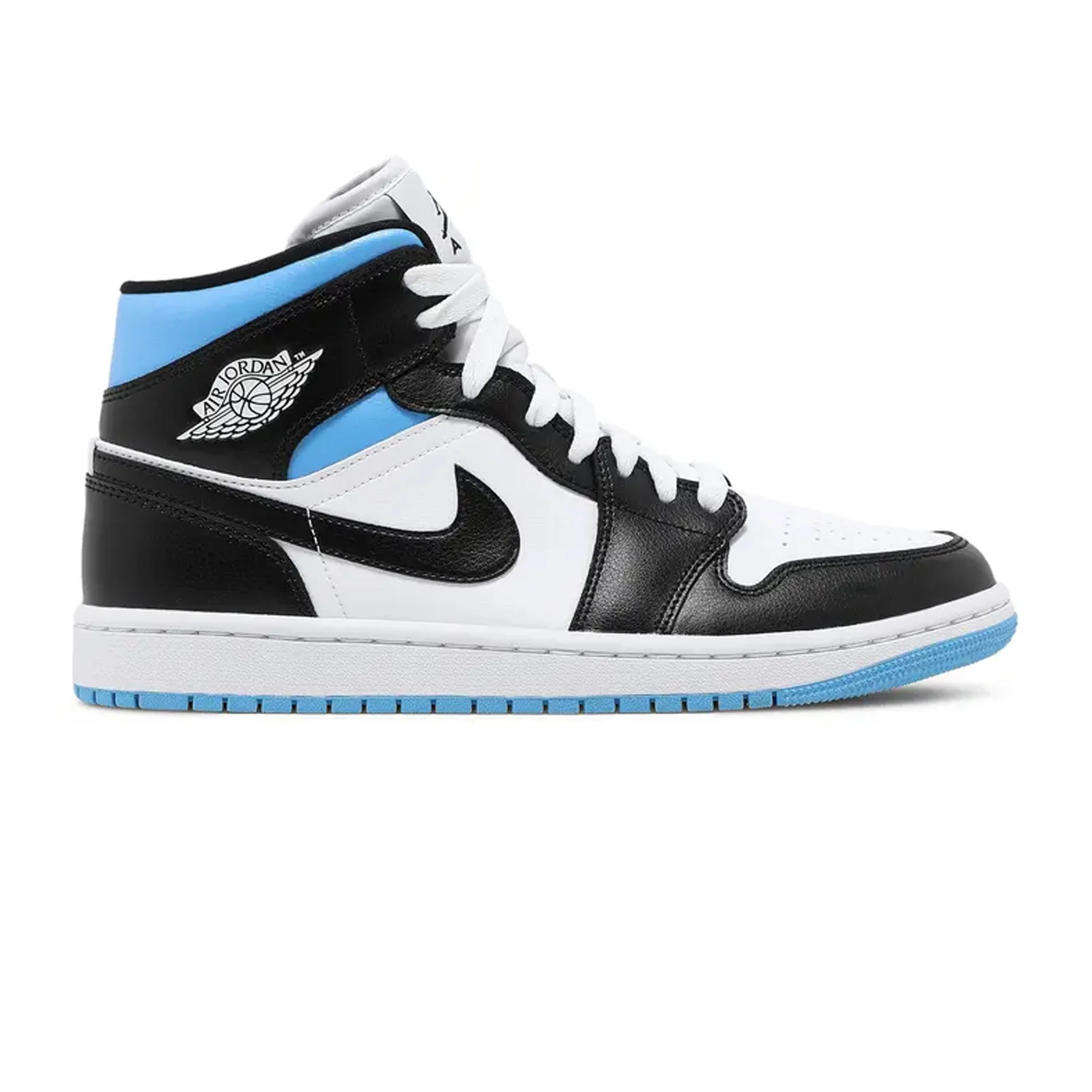 Air Jordan 1 Mid 'University Black White' W
