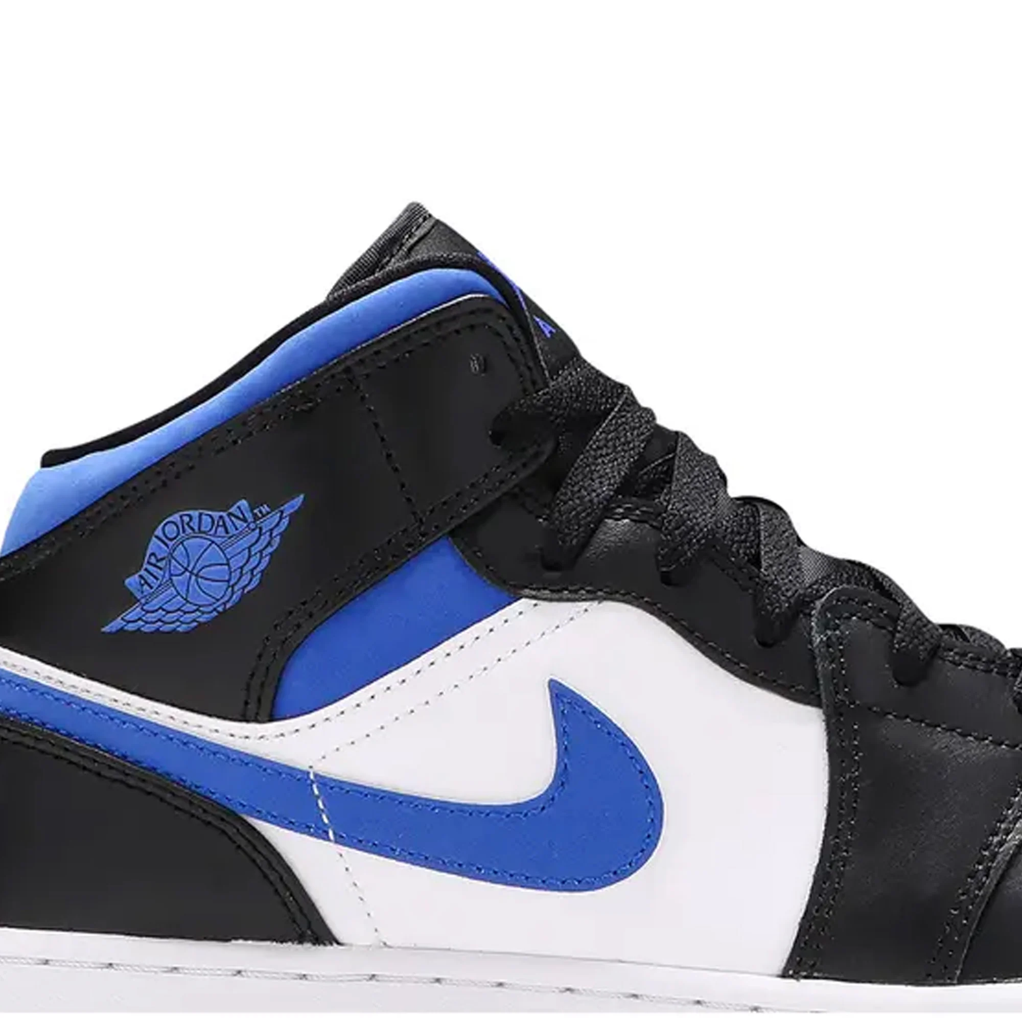 Air Jordan 1 Mid 'White Black Royal' GS