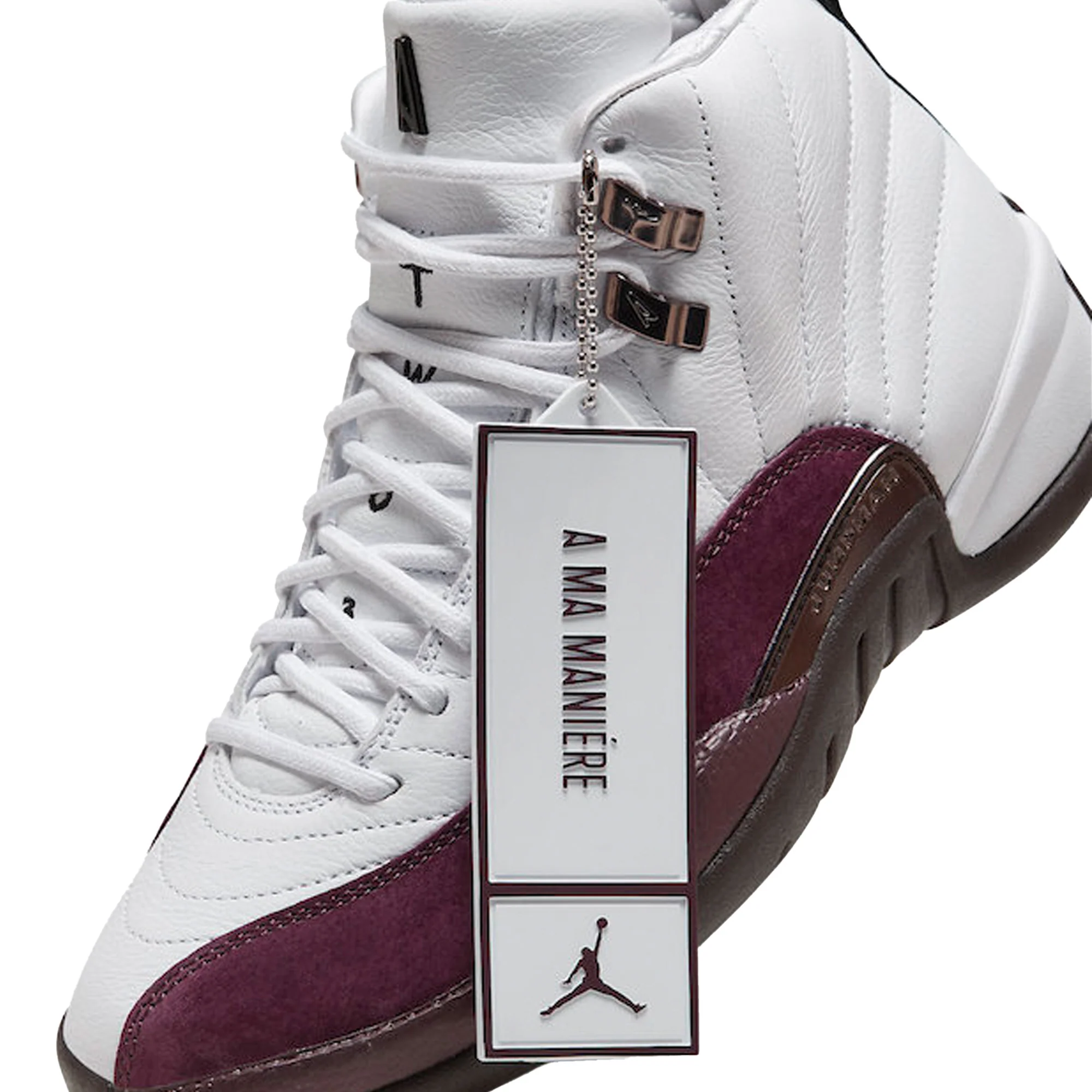 Air Jordan 12 x A Ma Maniere 'Burgundy White' W (2023)