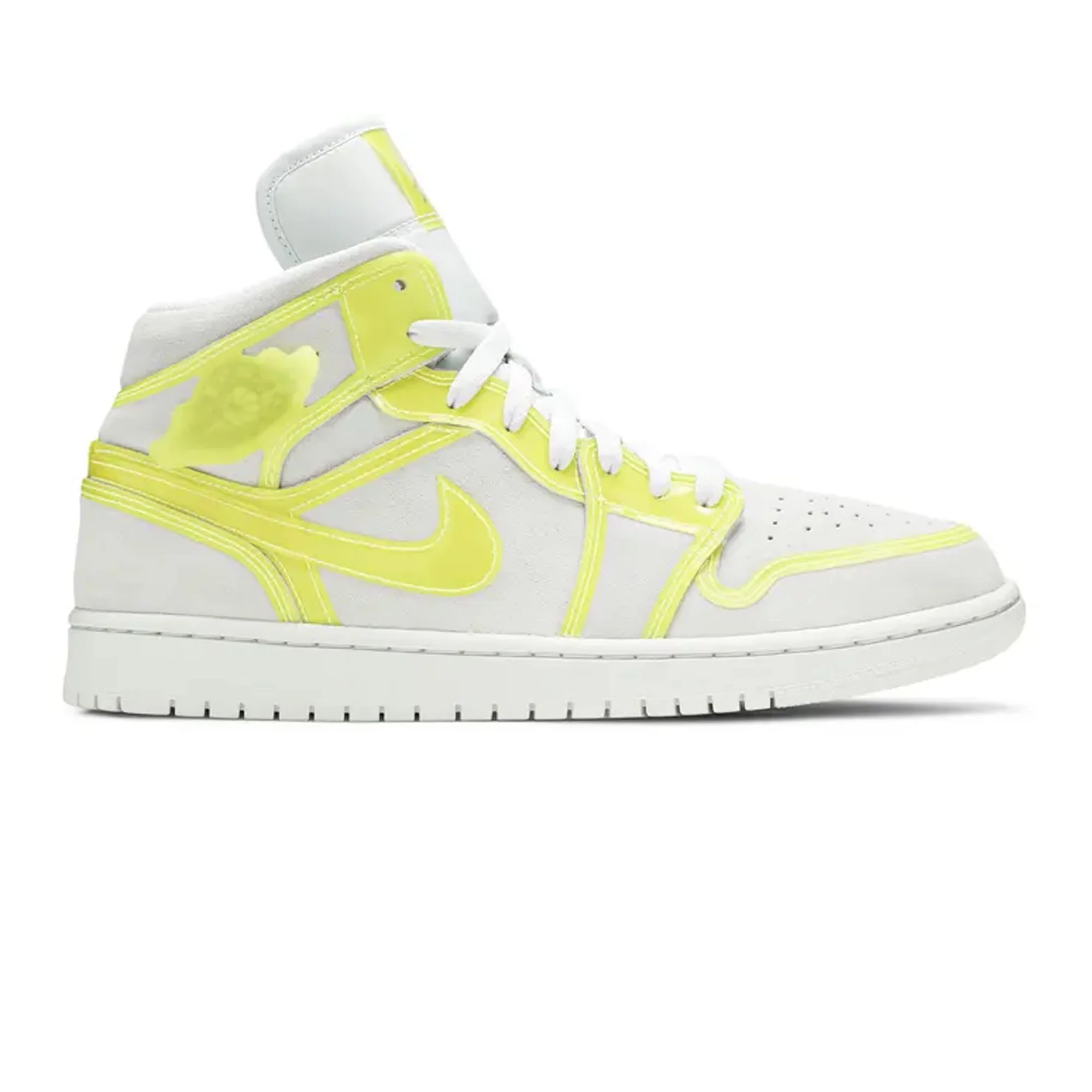 Air Jordan 1 Mid LX 'Off White Opti Yellow' W