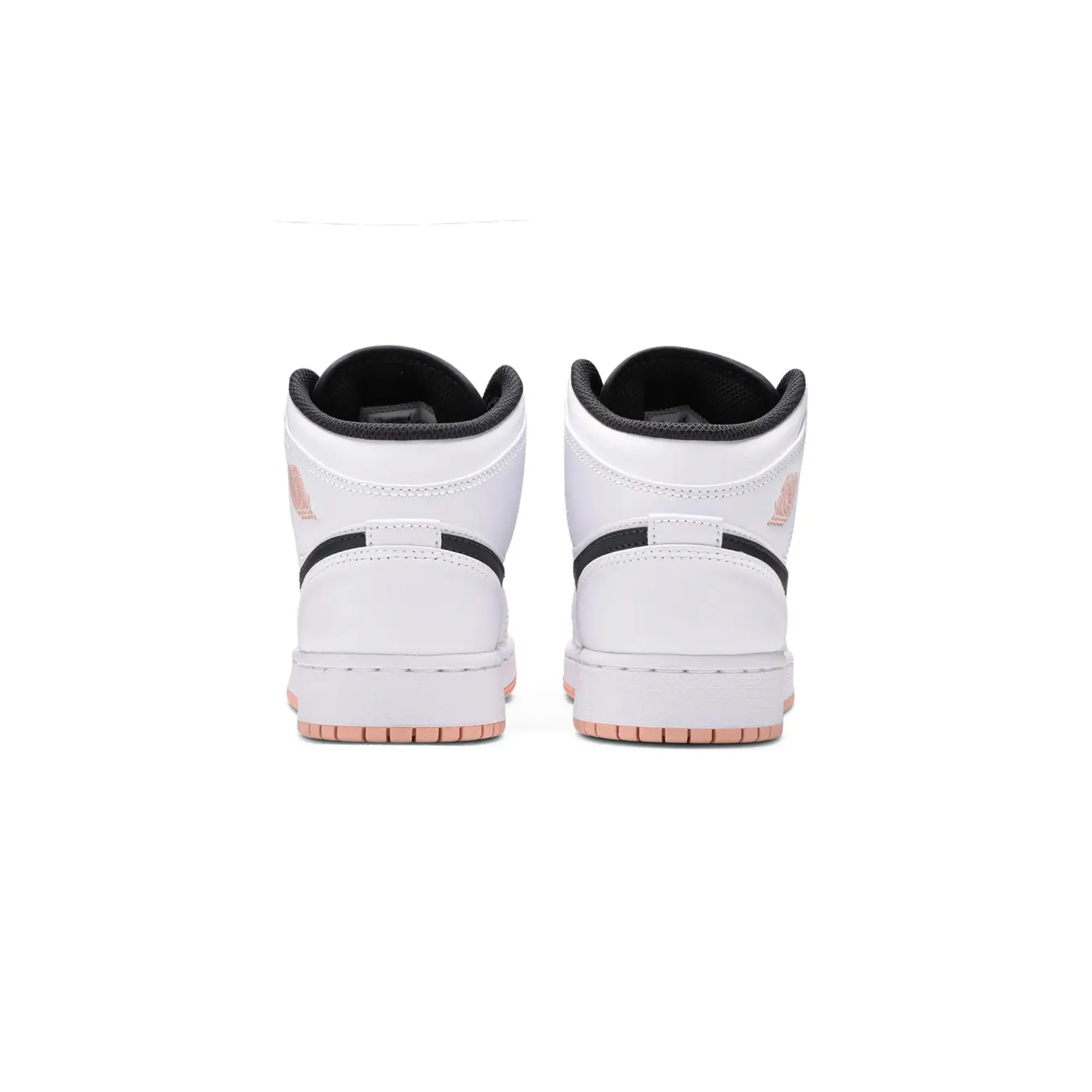 Air Jordan 1 Mid GS 'White Arctic Orange'