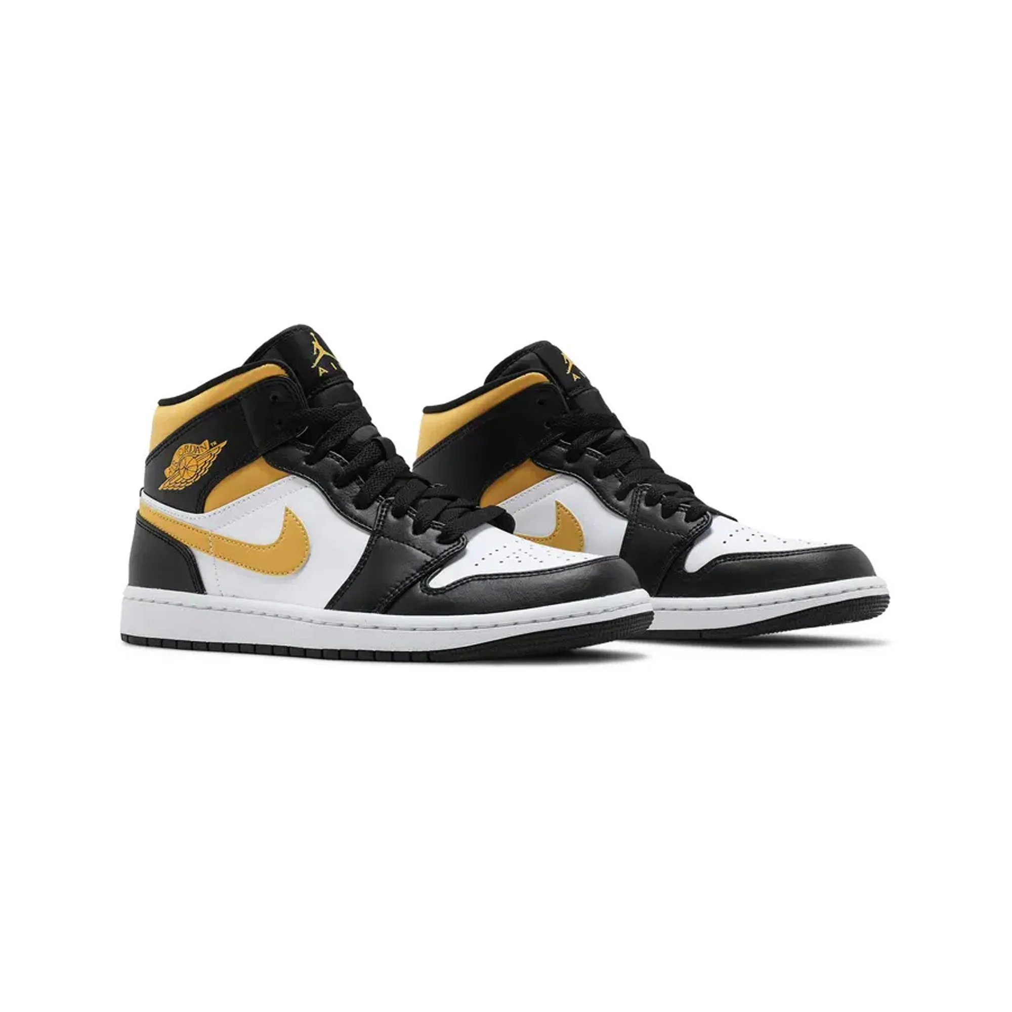 Air Jordan 1 Mid 'White Pollen Black'