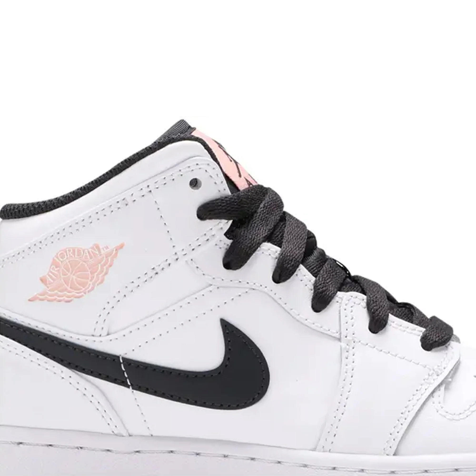 Air Jordan 1 Mid GS 'White Arctic Orange'